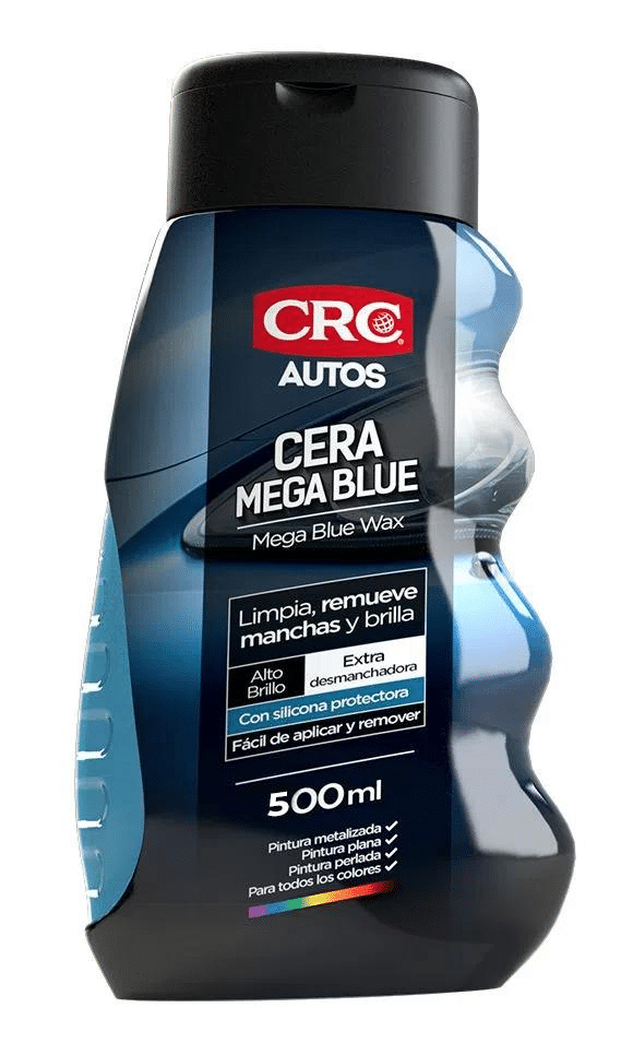 Cera Mega Blue CRC Automotriz Tarro x 500 ml
