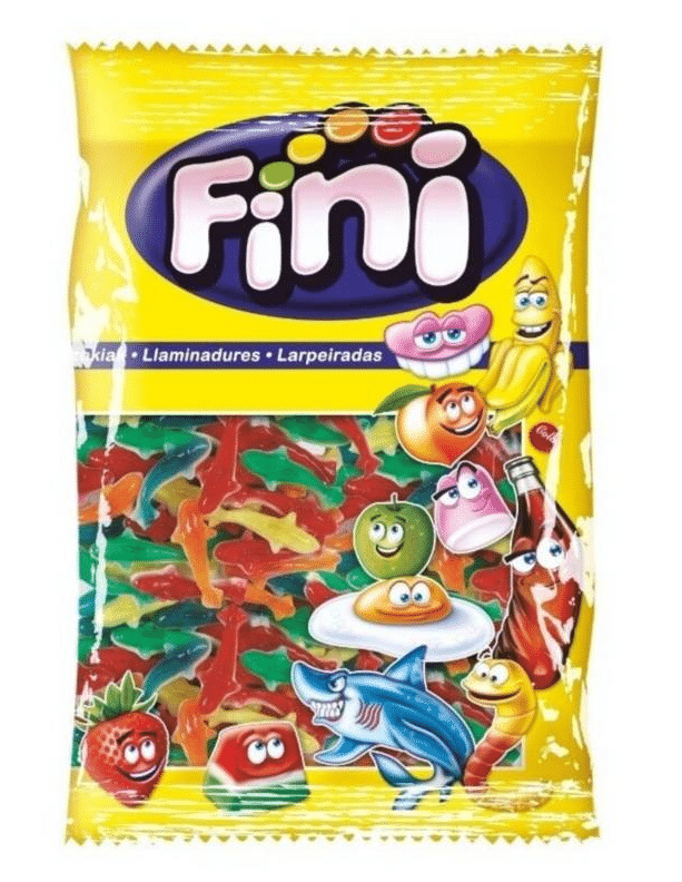 Gomas Fini Tiburones Brillo Bolsa x 1 Kg