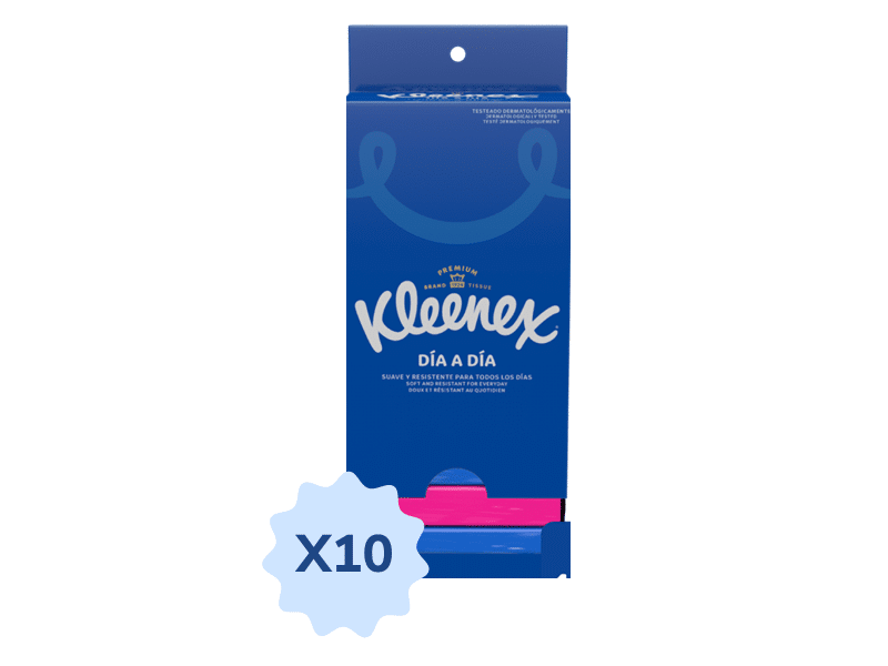 Pañuelo Kleenex Bolsillo x 10 Unds