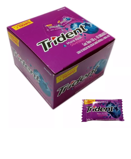 Chicle Trident Morazul Display x 60 Unds