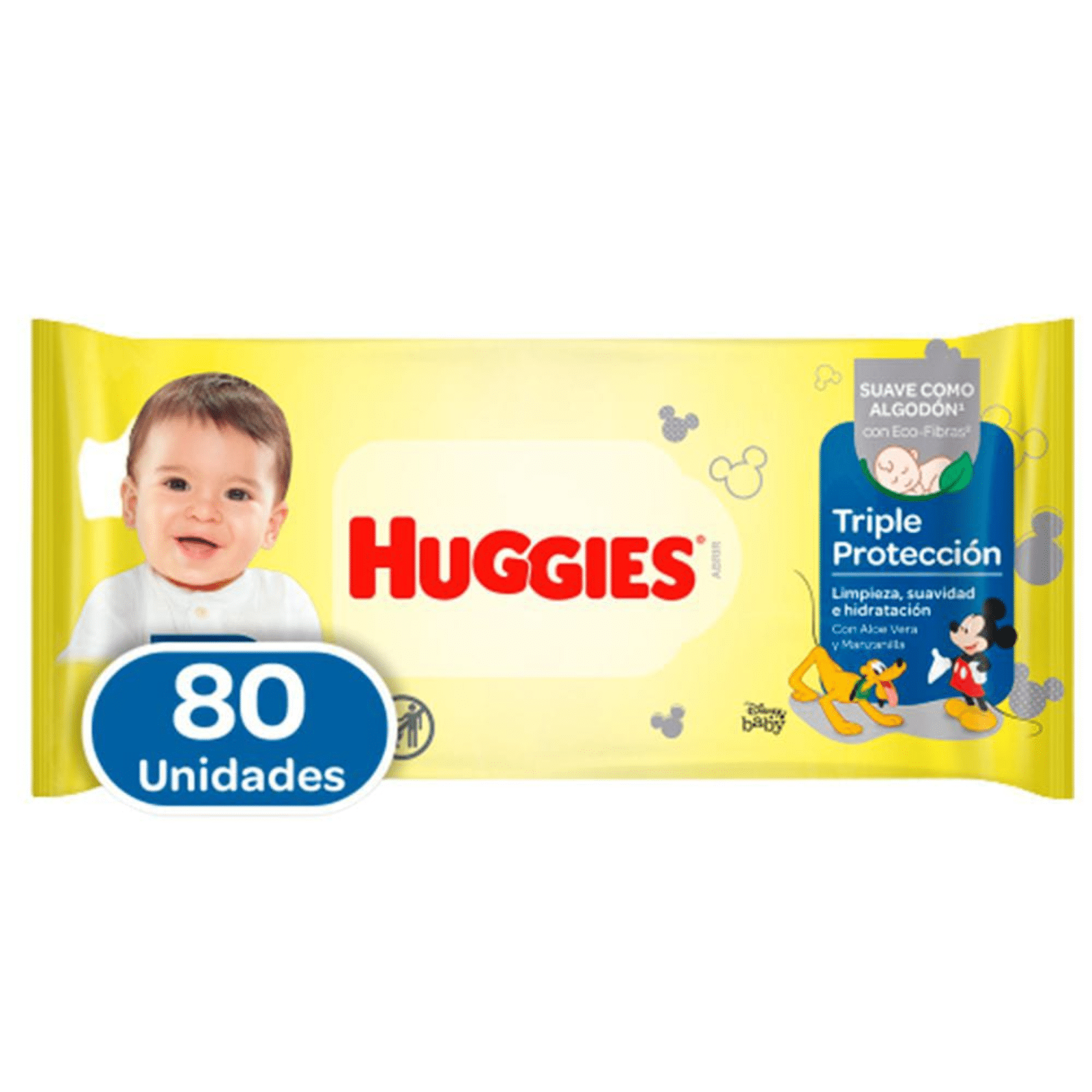 Toallas Húmedas Huggies Triple Protección x 80 Unds