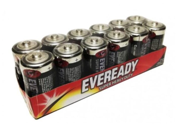 Pila Eveready Tipo C Display x 12 Unds