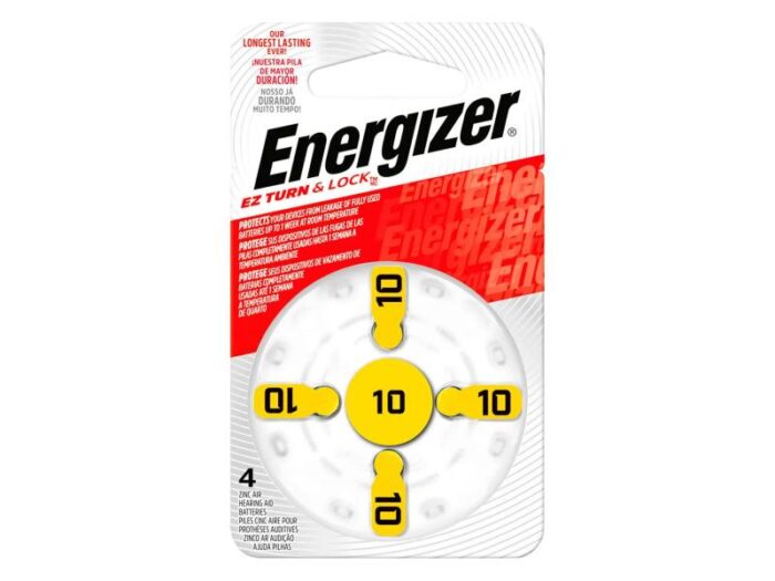 Pila Energizer Auditiva A10 Tarjeta x 4 Unds