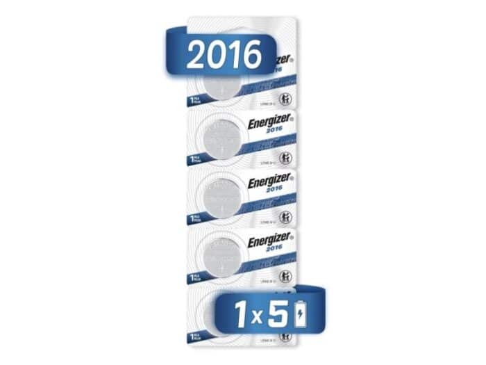 Pila Energizer Reloj CR2016 Tira x 5 Unds