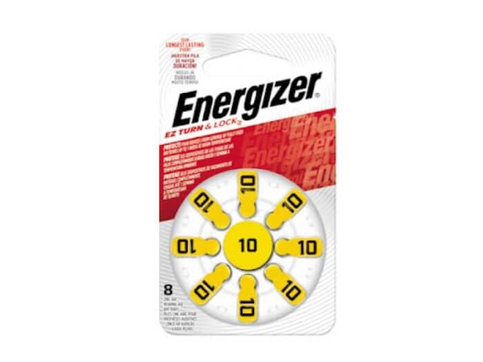 Pila Energizer Auditiva A10 Tarjeta x 8 Unds