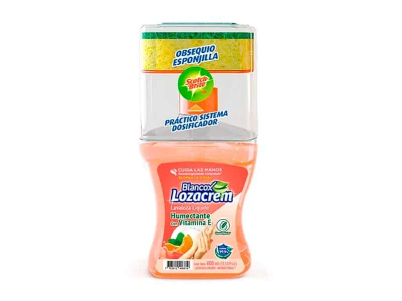 Lavaplatos Lozacrem Líquido Humectante Tarro x 400 ml