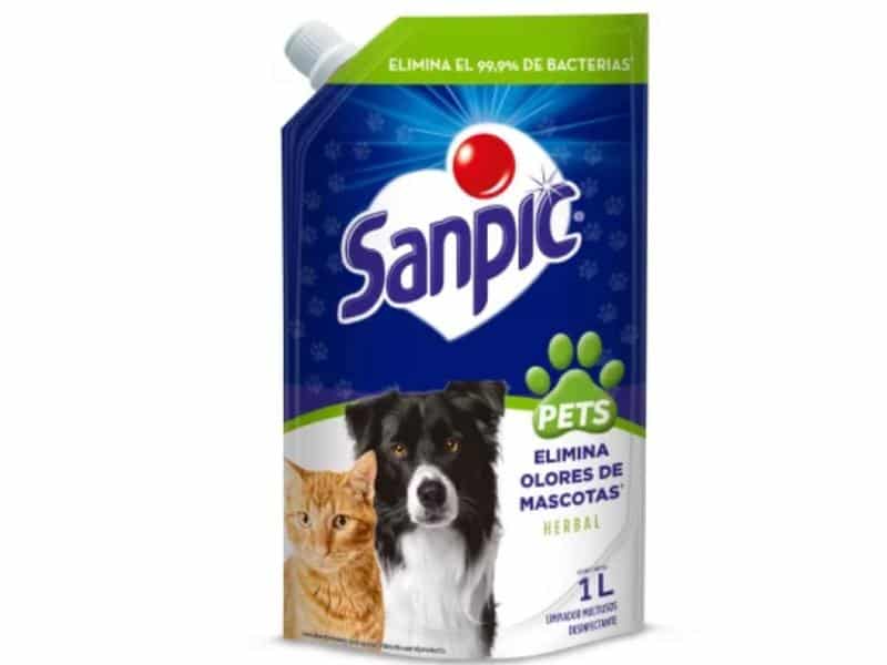 Eliminador de Olores Sanpic Mascotas Herbal Doypack x 1000 ml