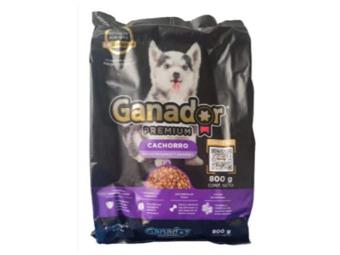 Concentrado Ganador Cachorro Raza Mediana y Grande Bolsa x 800 gr