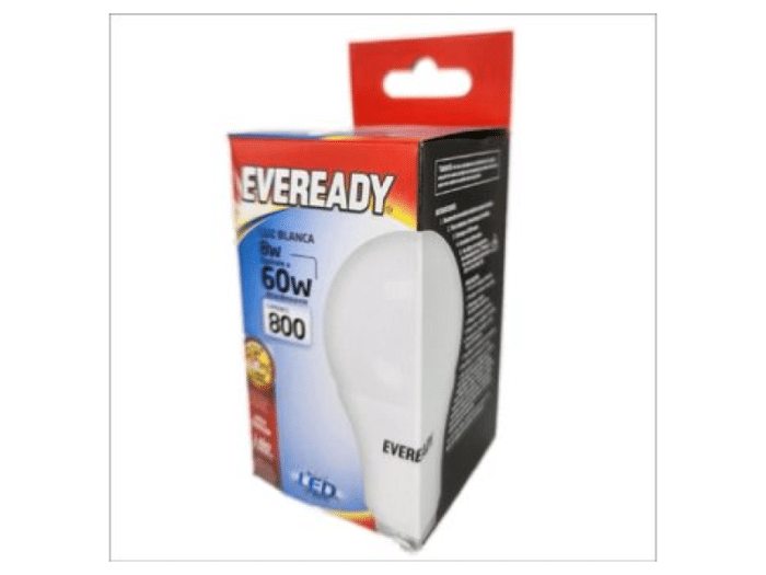 Bombillo Led Eveready 8 Watts 750 Lumenes x 1 Un