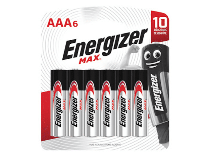 Pila Energizer AAA Tarjeta x 6 Unds