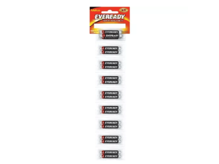 Pila Eveready AAA Tira x 10 Unds