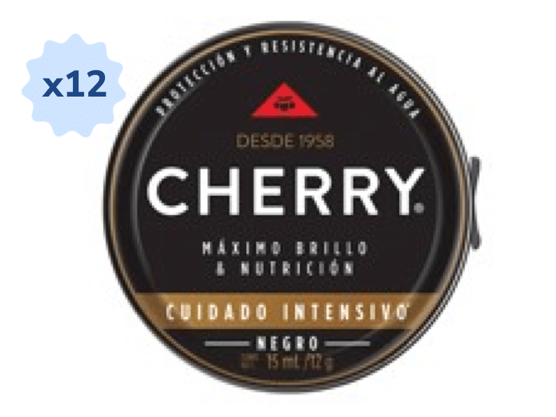 Betun Cherry Pasta Negro Display x 12 Unds x 12 gr