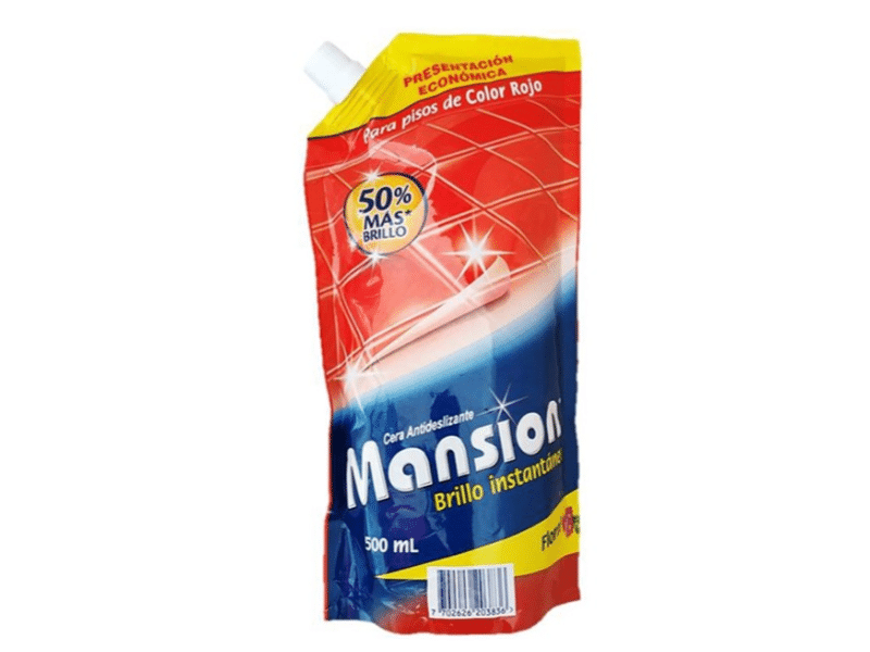 Cera Mansion Instantánea Roja Doypack x 500 ml