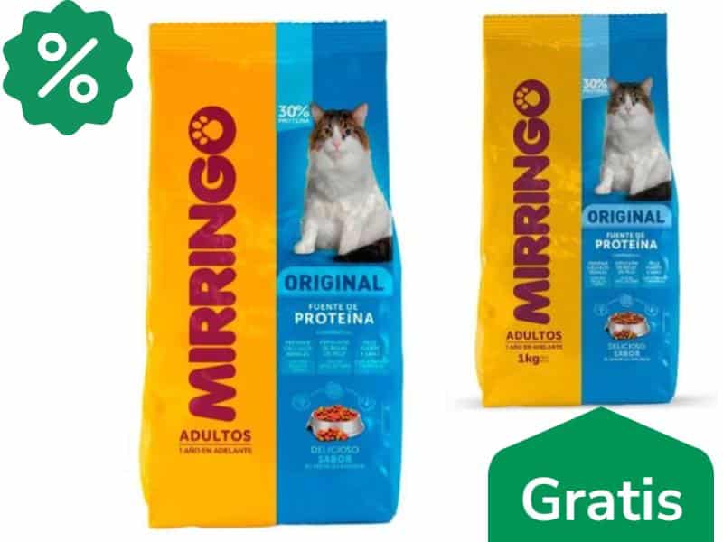 Concentrado Mirringo Adultos Bolsa x 15 Kg Gratis Mirringo x 500 gr