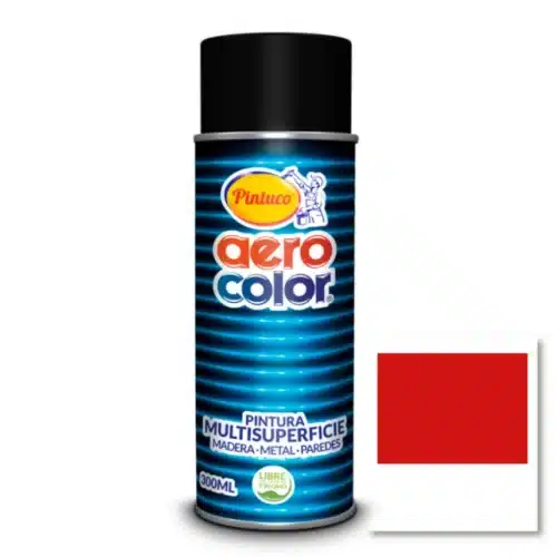 Laca Pintuco Rojo Claro Brillante Aerosol Lata x 300 ml