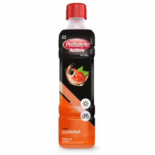 Pedialyte Active 45 mEq Guarana Botella x 500 ml