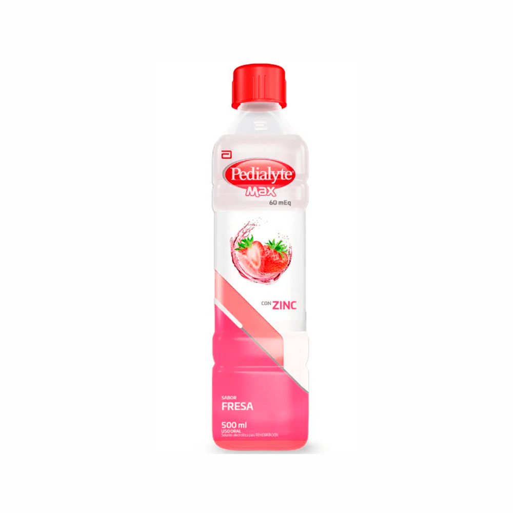 Suero Pedialyte 30 Fresa con Zinc Botella x 500 ml