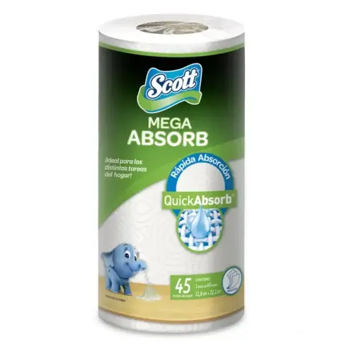 Toalla de Cocina Scott Rollo x 45 hojas