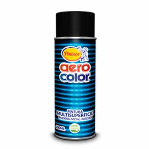 Laca Pintuco Negro Brillante Aerosol Lata x 300 ml